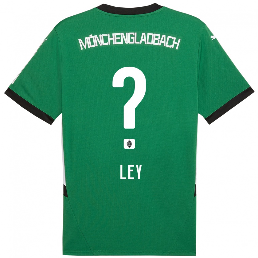 Kandiny Herren Marlon Ley #0 Grün Weiß Auswärtstrikot Trikot 2024/25 T-Shirt Österreich