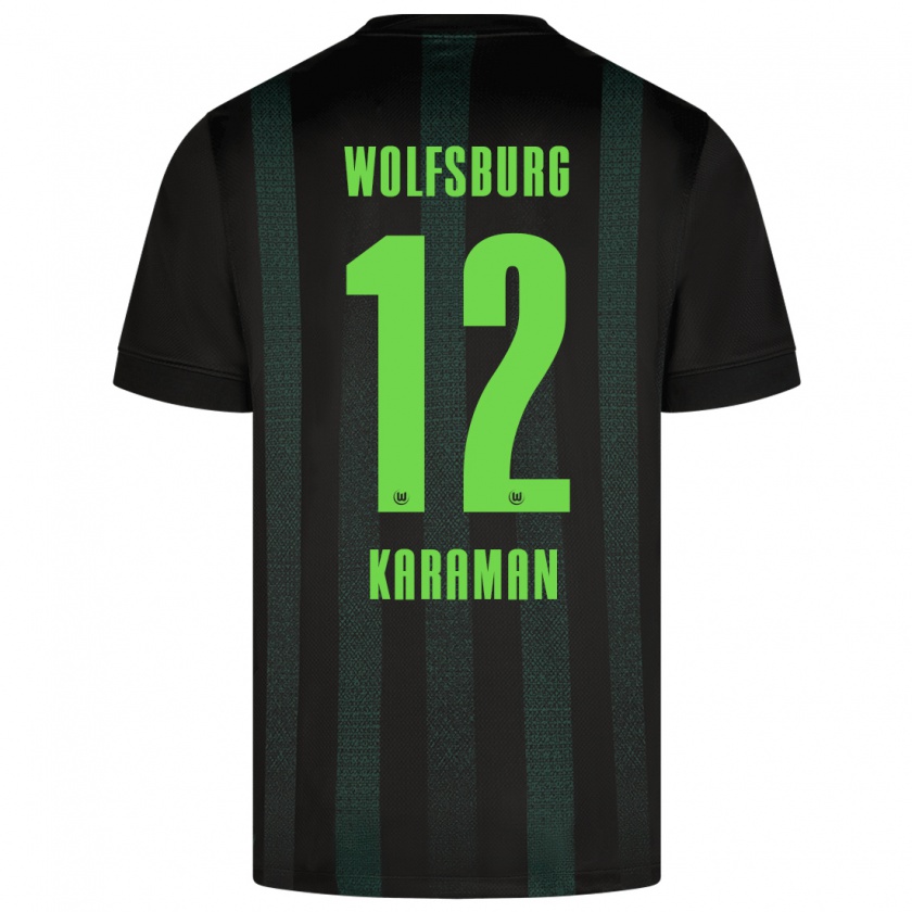 Kandiny Herren Tarik Karaman #12 Dunkelgrün Auswärtstrikot Trikot 2024/25 T-Shirt Österreich