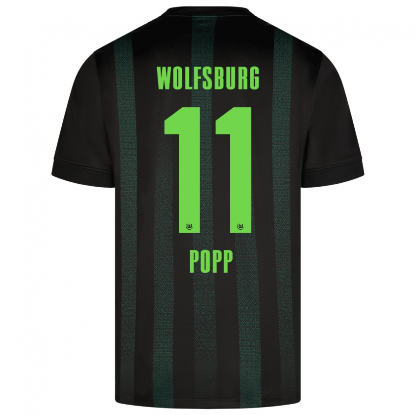 Kandiny Herren Alexandra Popp #11 Dunkelgrün Auswärtstrikot Trikot 2024/25 T-Shirt Österreich