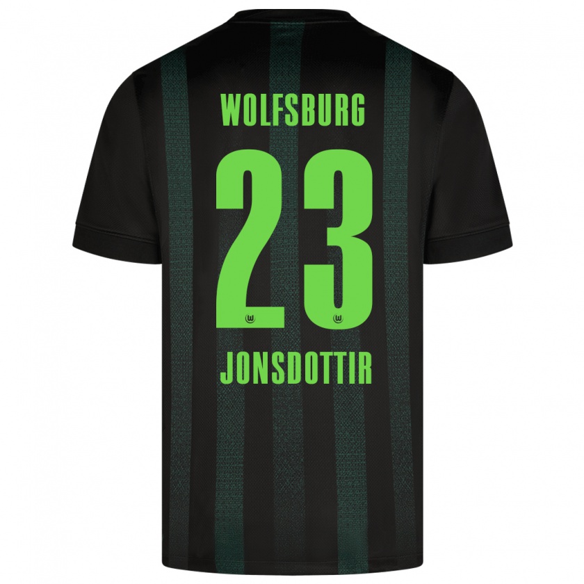 Kandiny Heren Sveindís Jane Jónsdóttir #23 Donkergroen Uitshirt Uittenue 2024/25 T-Shirt