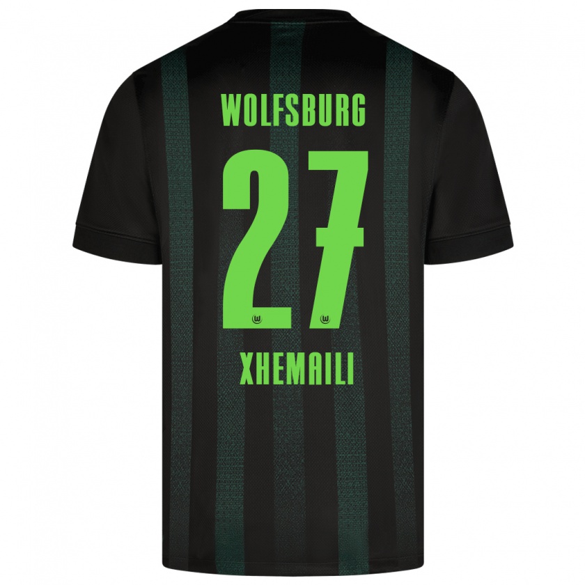 Kandiny Herren Riola Xhemaili #27 Dunkelgrün Auswärtstrikot Trikot 2024/25 T-Shirt Österreich