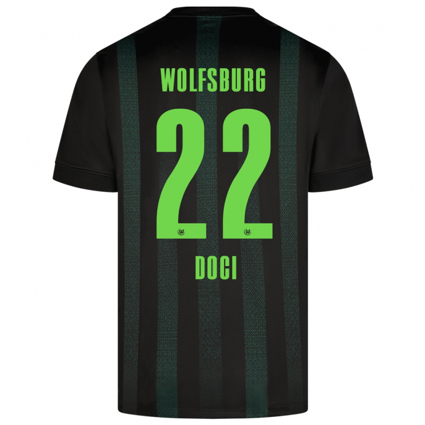 Kandiny Herren Adrian Doci #22 Dunkelgrün Auswärtstrikot Trikot 2024/25 T-Shirt Österreich