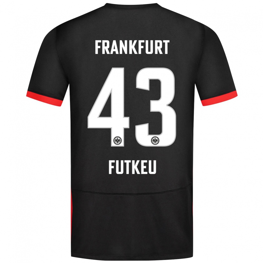 Kandiny Uomo Maglia Noel Futkeu #43 Nero Kit Gara Away 2024/25 Maglietta