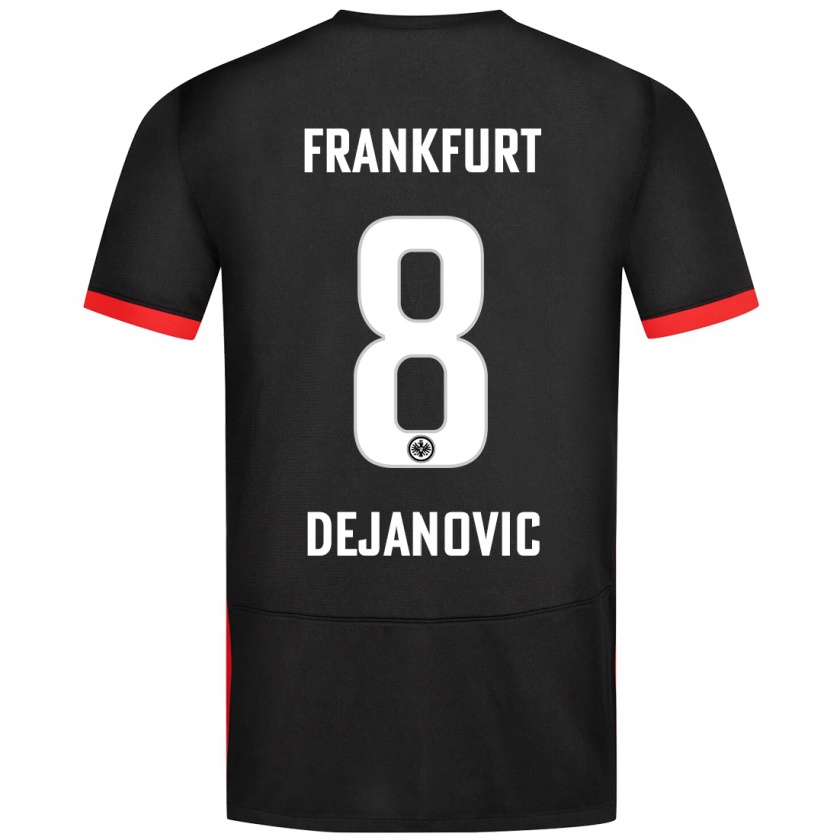 Kandiny Uomo Maglia Daniel Dejanovic #8 Nero Kit Gara Away 2024/25 Maglietta