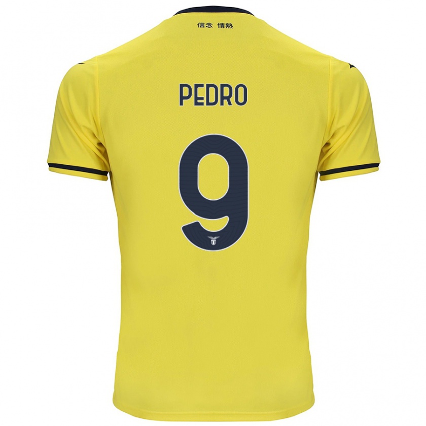 Kandiny Heren Pedro #9 Geel Uitshirt Uittenue 2024/25 T-Shirt