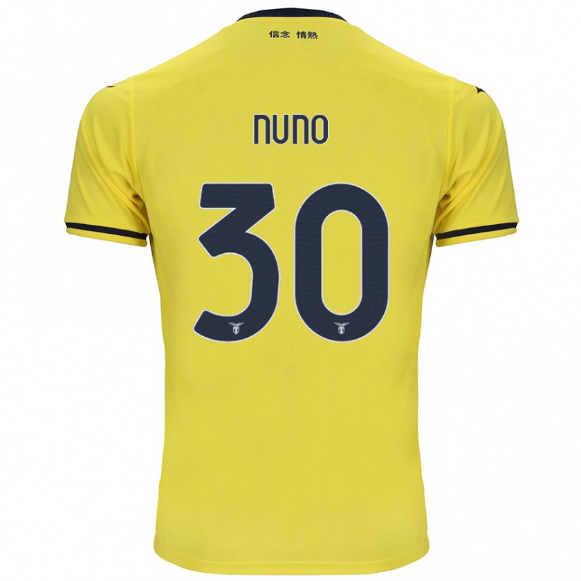 Kandiny Herren Nuno Tavares #30 Gelb Auswärtstrikot Trikot 2024/25 T-Shirt Österreich