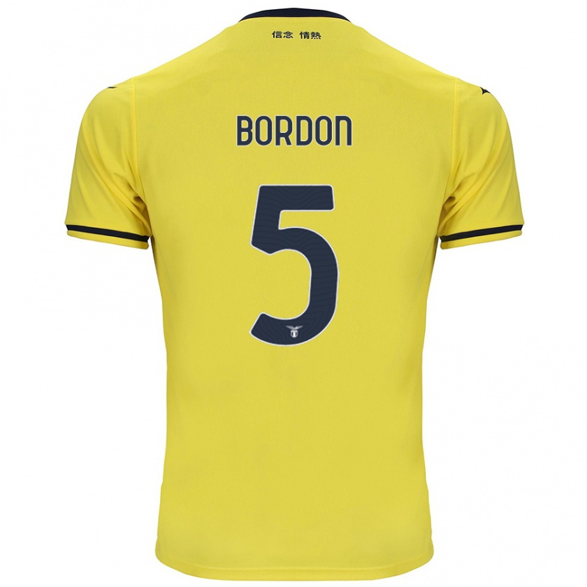 Kandiny Uomo Maglia Filipe Bordon #5 Giallo Kit Gara Away 2024/25 Maglietta