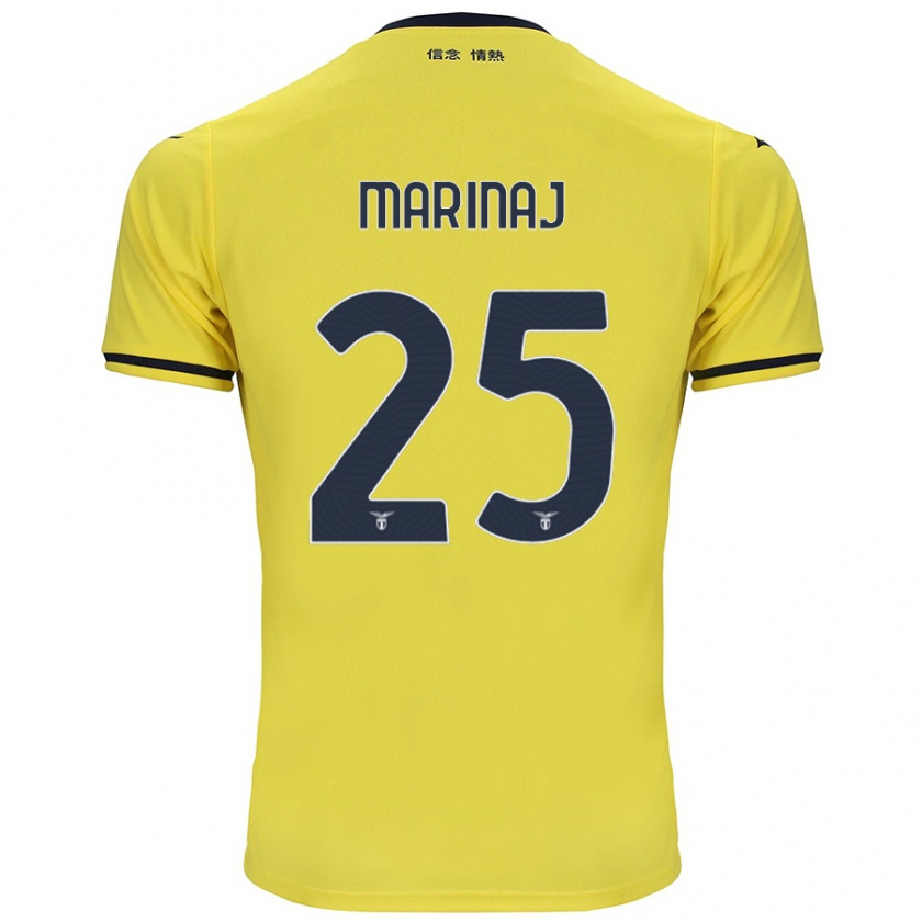 Kandiny Heren Kledi Marinaj #25 Geel Uitshirt Uittenue 2024/25 T-Shirt