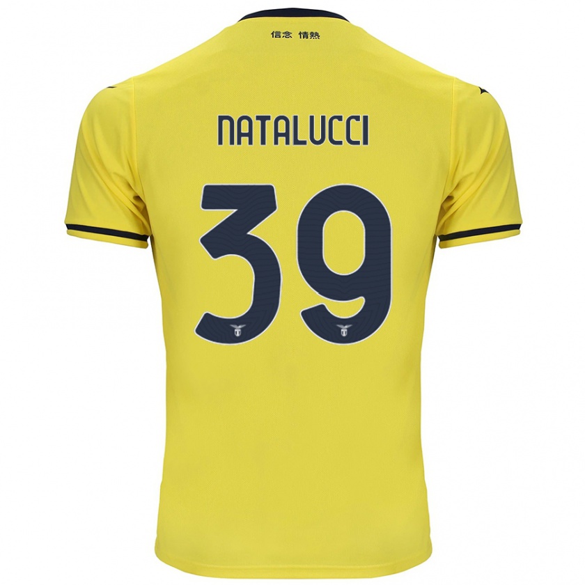 Kandiny Herren Serena Natalucci #39 Gelb Auswärtstrikot Trikot 2024/25 T-Shirt Österreich