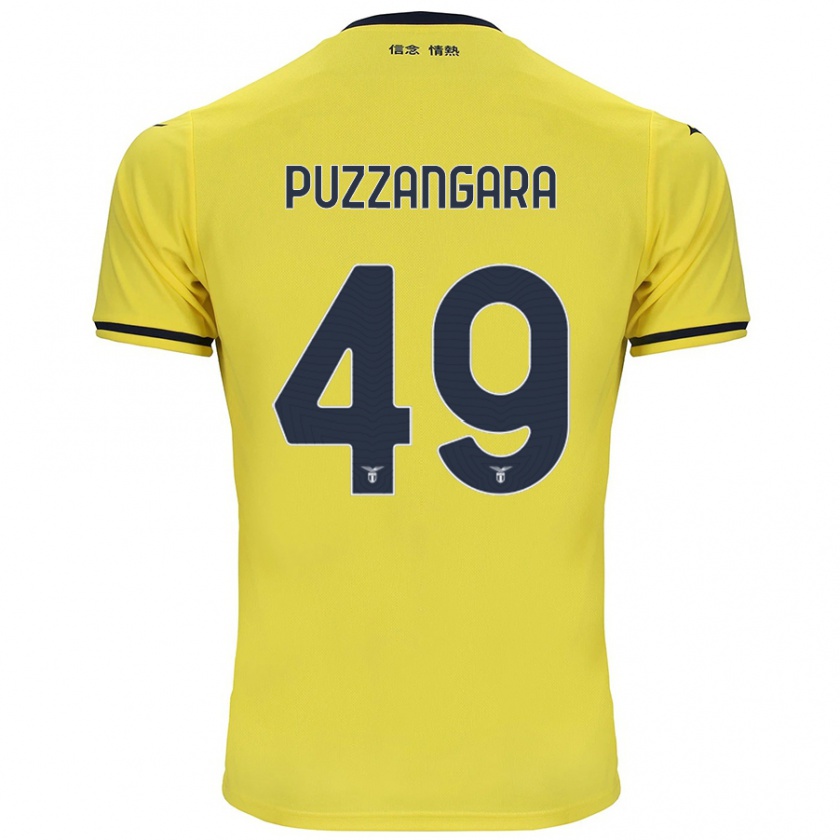 Kandiny Heren Angelo Antonio Puzzangara #49 Geel Uitshirt Uittenue 2024/25 T-Shirt