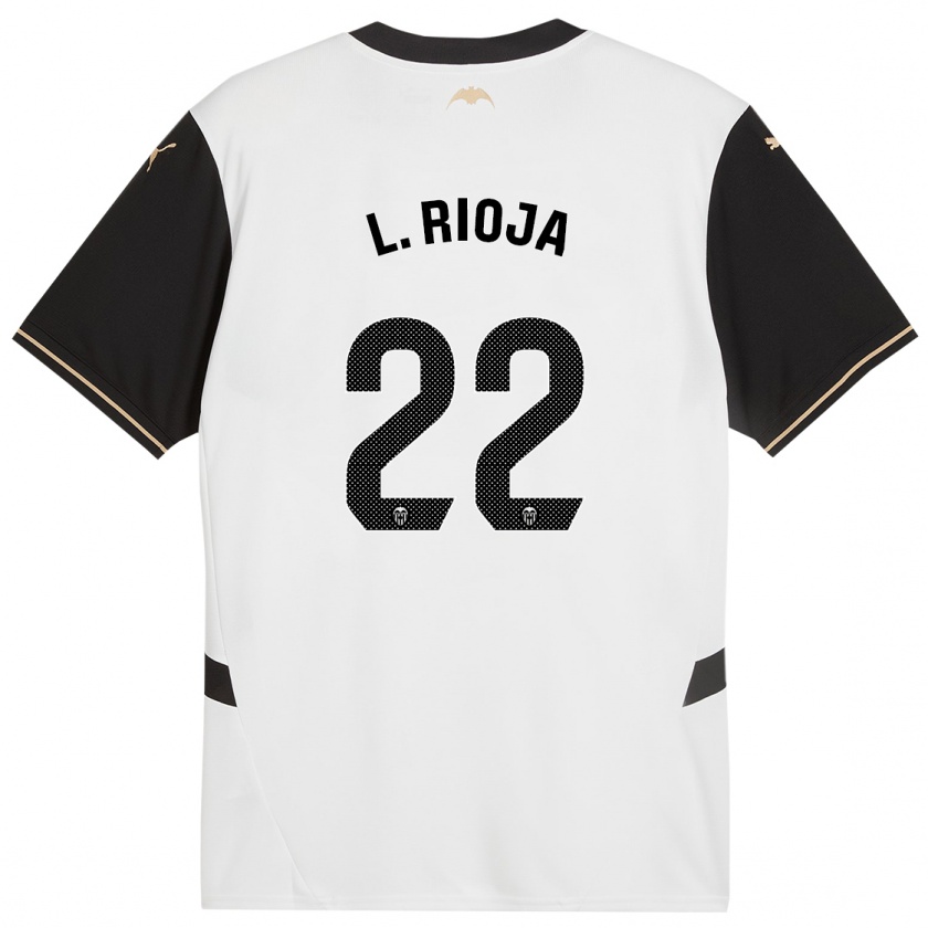 Kandiny Damen Luis Rioja #22 Weiß Schwarz Heimtrikot Trikot 2024/25 T-Shirt Österreich