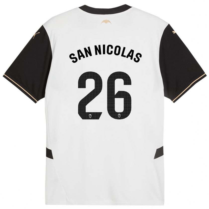 Kandiny Damen Olga San Nicolas #26 Weiß Schwarz Heimtrikot Trikot 2024/25 T-Shirt Österreich