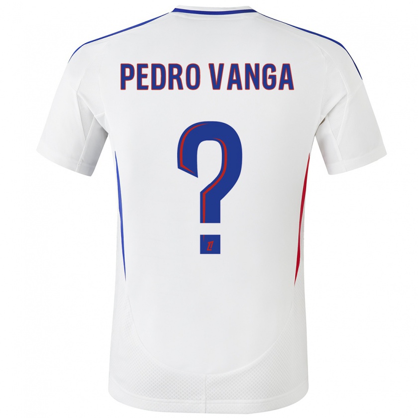 Kandiny Donna Maglia Emerson Pedro Vanga #0 Bianco Blu Kit Gara Home 2024/25 Maglietta