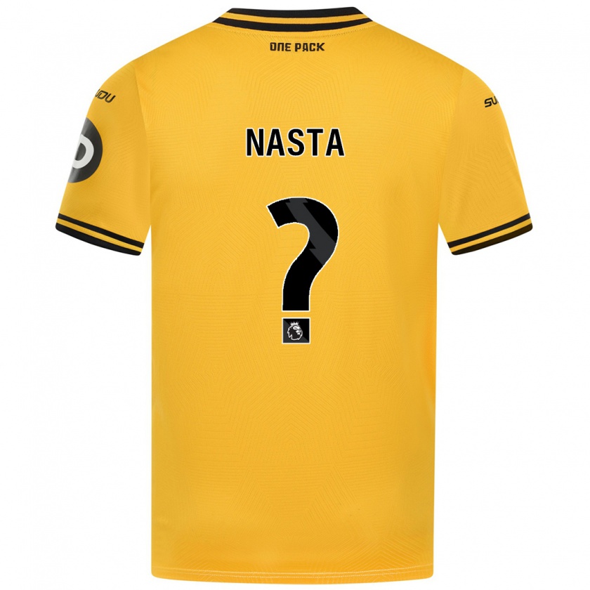 KandinyレディースArthur Nasta#0黄ホームシャツ2024/25ジャージーユニフォーム