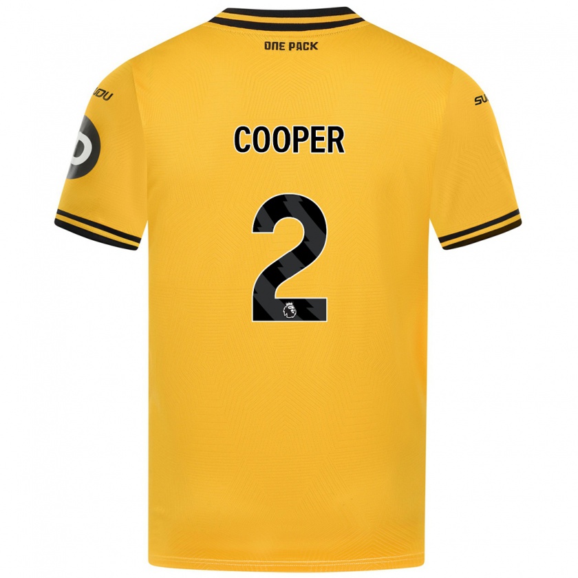 Kandiny Donna Maglia Laura Cooper #2 Giallo Kit Gara Home 2024/25 Maglietta