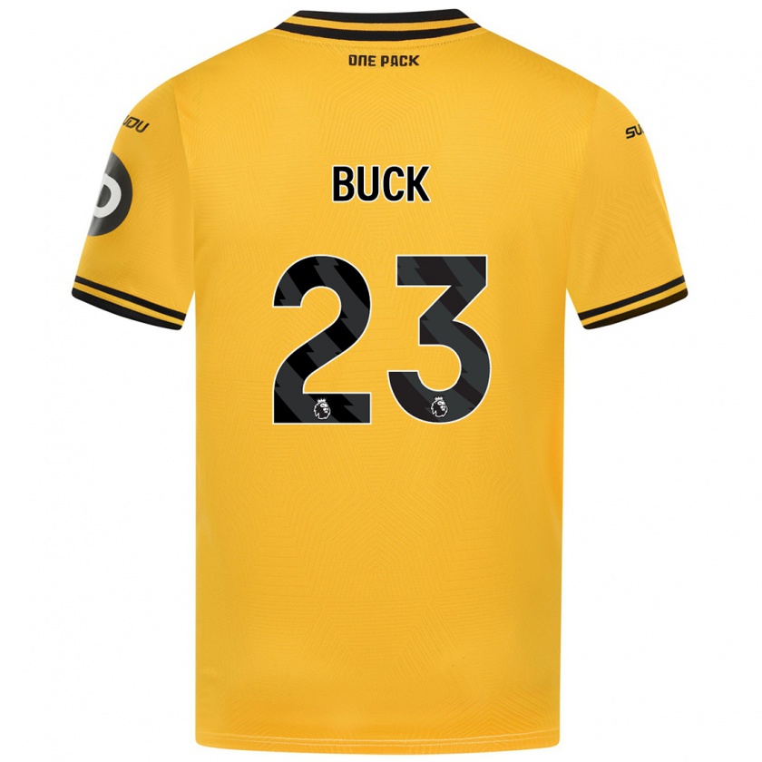 Kandiny Mujer Camiseta Alex Buck #23 Amarillo 1ª Equipación 2024/25 La Camisa México