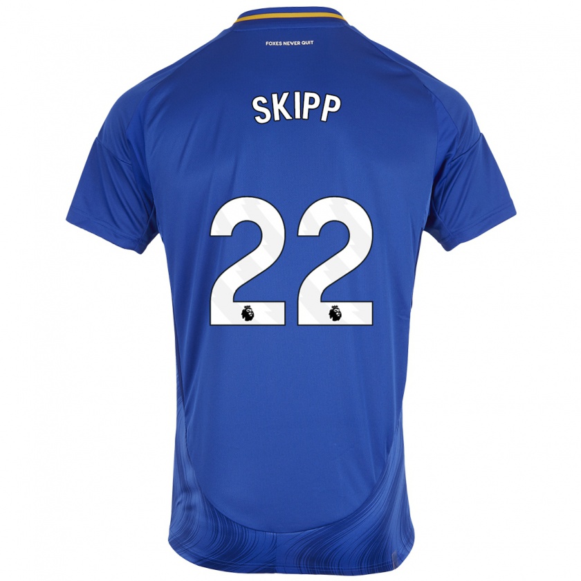 Kandiny Dames Oliver Skipp #22 Blauw Wit Thuisshirt Thuistenue 2024/25 T-Shirt