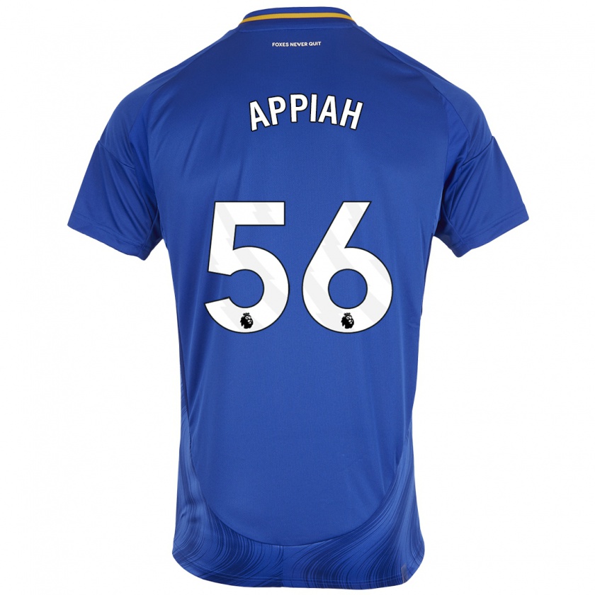 Kandiny Donna Maglia Paul Appiah #56 Blu Bianco Kit Gara Home 2024/25 Maglietta