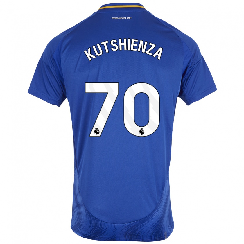 Kandiny Donna Maglia Jesper Kutshienza #70 Blu Bianco Kit Gara Home 2024/25 Maglietta