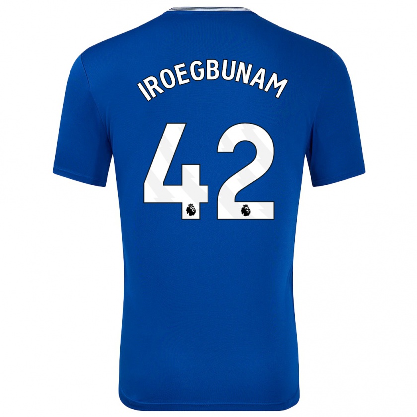 Kandiny Donna Maglia Tim Iroegbunam #42 Blu Con Kit Gara Home 2024/25 Maglietta