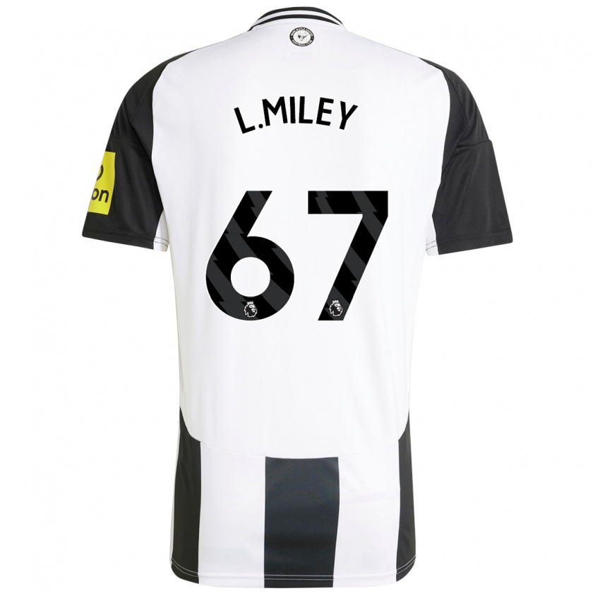 Kandiny Donna Maglia Lewis Miley #67 Bianco Nero Kit Gara Home 2024/25 Maglietta