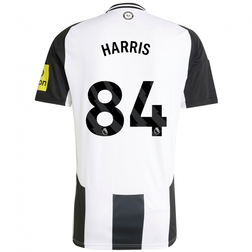 Kandiny Donna Maglia Aidan Harris #84 Bianco Nero Kit Gara Home 2024/25 Maglietta