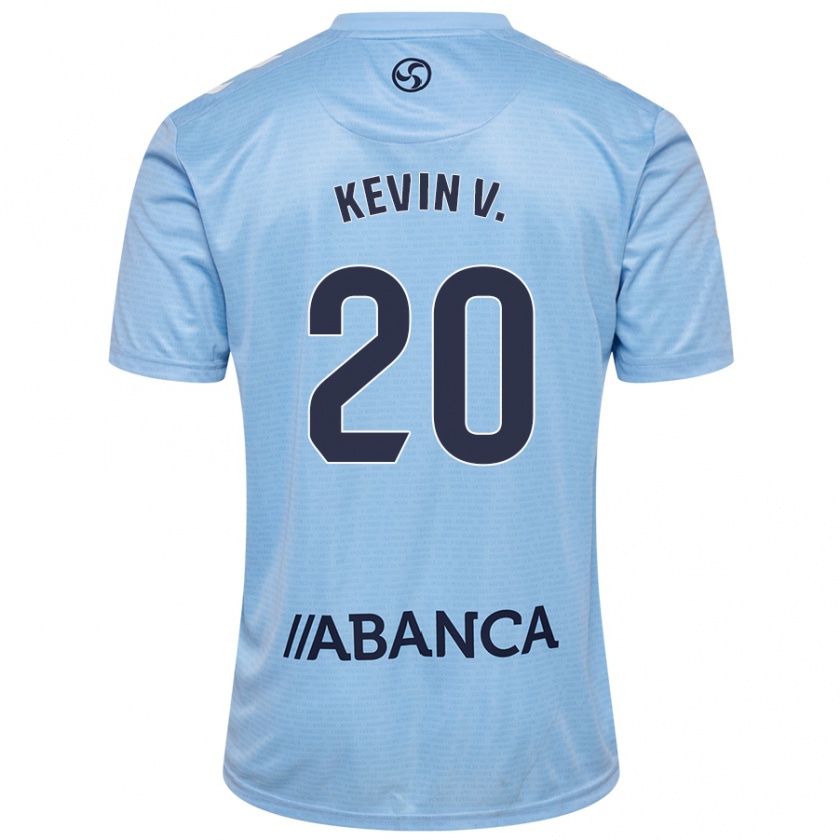 Kandiny Donna Maglia Kevin Vázquez #20 Celeste Kit Gara Home 2024/25 Maglietta