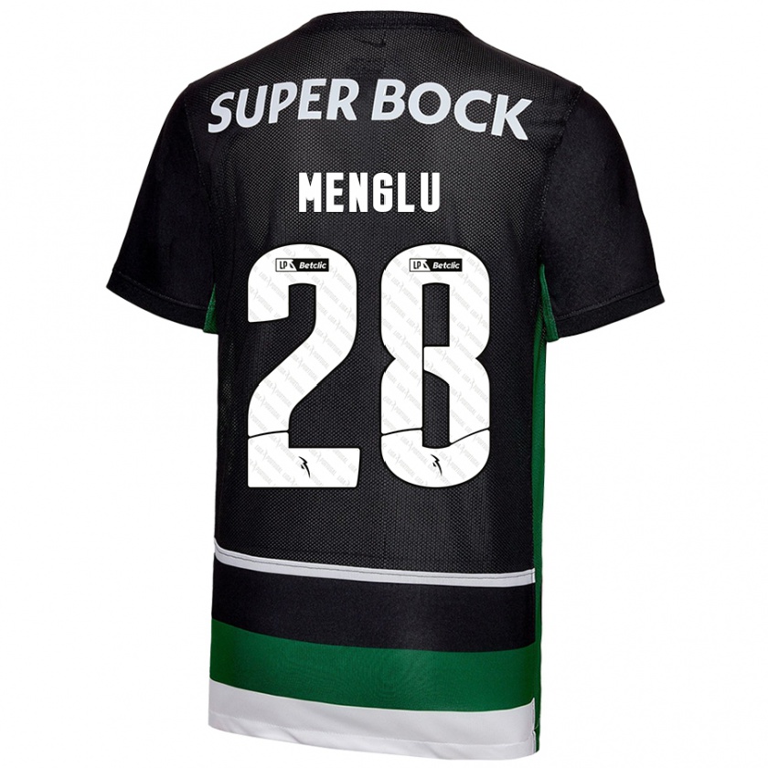 Kandiny Mujer Camiseta Shen Menglu #28 Negro Blanco Verde 1ª Equipación 2024/25 La Camisa