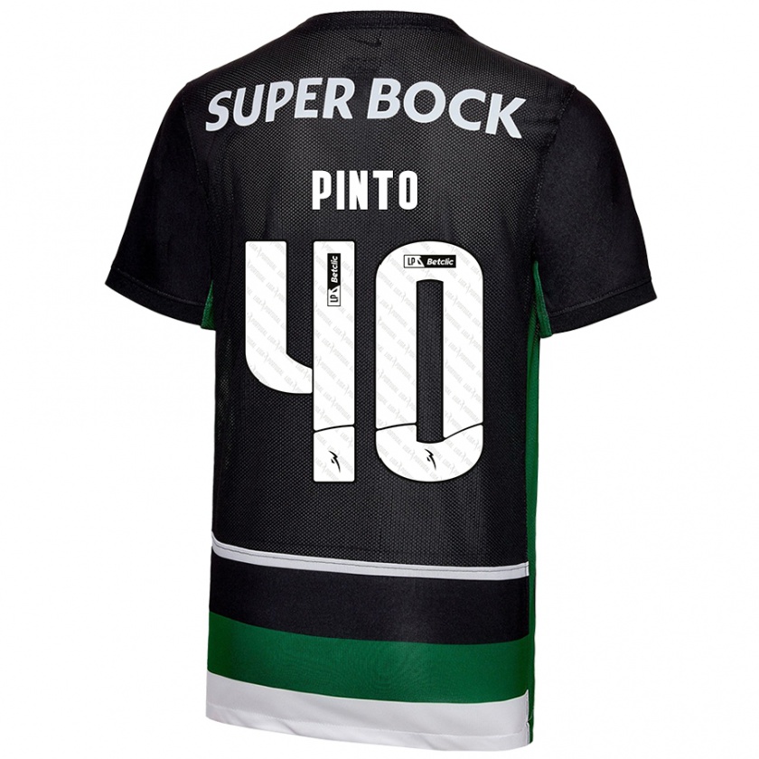 Kandiny Damen Rita Pinto De Almeida #40 Schwarz Weiß Grün Heimtrikot Trikot 2024/25 T-Shirt Österreich