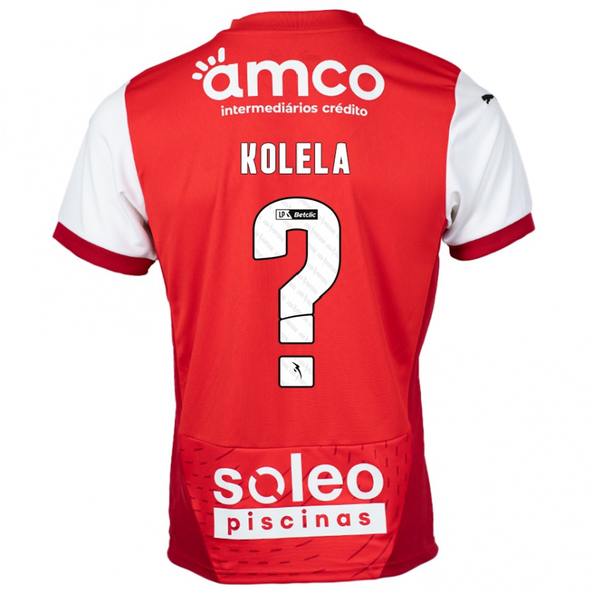 Kandiny Mujer Camiseta Kyllian Kolela #0 Rojo Blanco 1ª Equipación 2024/25 La Camisa México