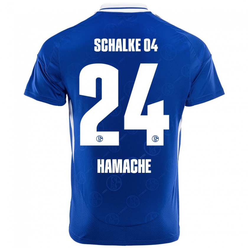 Kandiny Dames Ilyes Hamache #24 Koningsblauw Thuisshirt Thuistenue 2024/25 T-Shirt