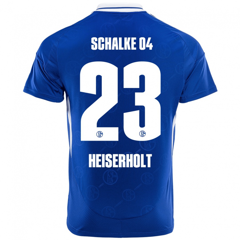 Kandiny Dames Finn Heiserholt #23 Koningsblauw Thuisshirt Thuistenue 2024/25 T-Shirt