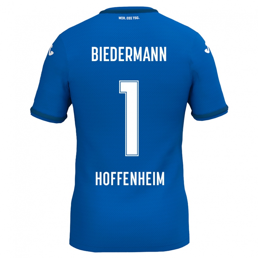 Kandiny Damen Nico Biedermann #1 Königsblau Heimtrikot Trikot 2024/25 T-Shirt Österreich