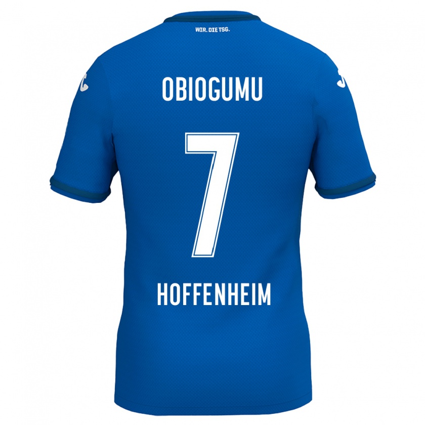 Kandiny Damen Uche Obiogumu #7 Königsblau Heimtrikot Trikot 2024/25 T-Shirt Österreich