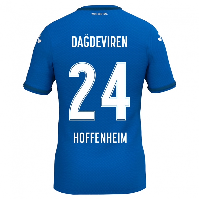 Kandiny Damen Diren Dağdeviren #24 Königsblau Heimtrikot Trikot 2024/25 T-Shirt Österreich