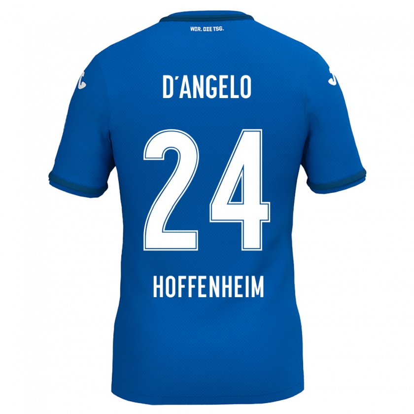 Kandiny Damen Chiara D'angelo #24 Königsblau Heimtrikot Trikot 2024/25 T-Shirt Österreich