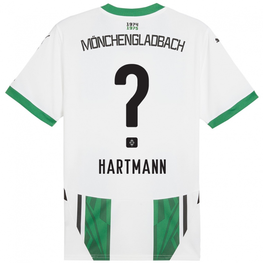 Kandiny Donna Maglia Miguel Hartmann #0 Bianco Verde Kit Gara Home 2024/25 Maglietta