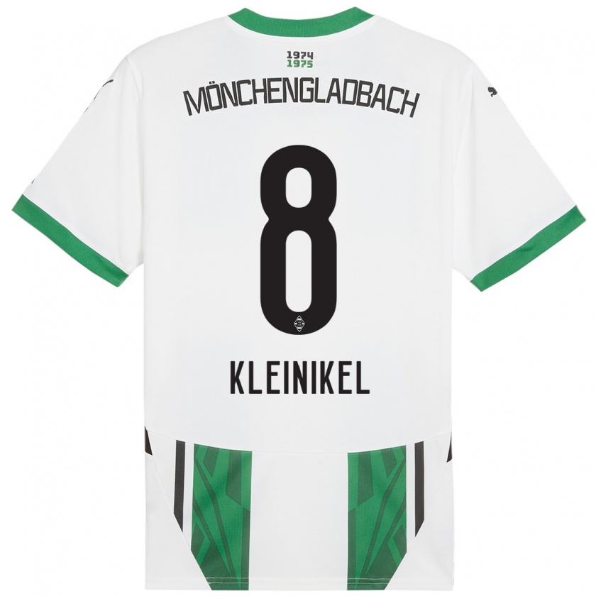 Kandiny Dames Nadja Kleinikel #8 Wit Groen Thuisshirt Thuistenue 2024/25 T-Shirt