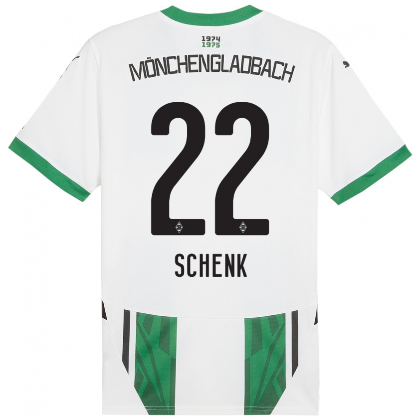 Kandiny Dames Isabel Schenk #22 Wit Groen Thuisshirt Thuistenue 2024/25 T-Shirt