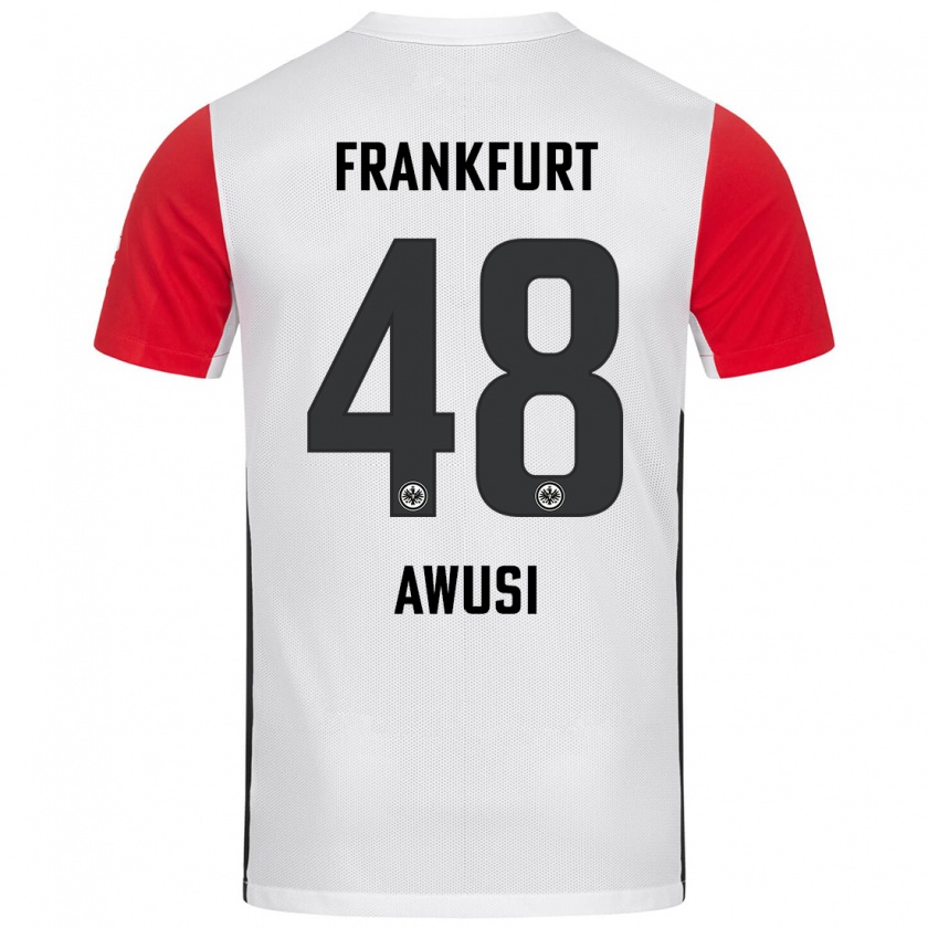 Kandiny Damen Junior Awusi #48 Weiß Rot Heimtrikot Trikot 2024/25 T-Shirt Österreich