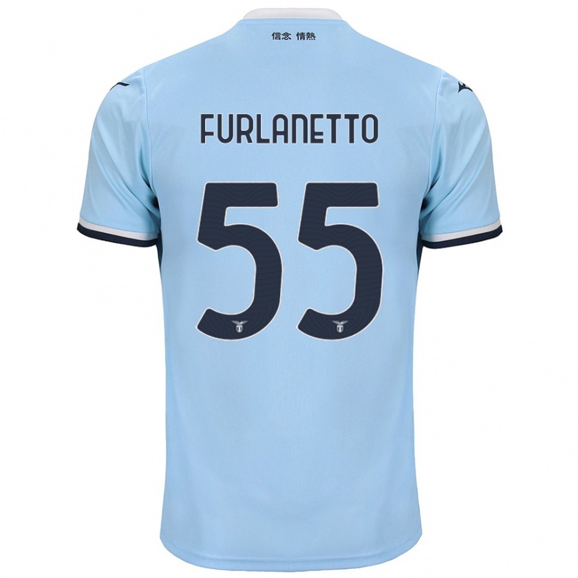 Kandiny Damen Alessio Furlanetto #55 Blau Heimtrikot Trikot 2024/25 T-Shirt Österreich