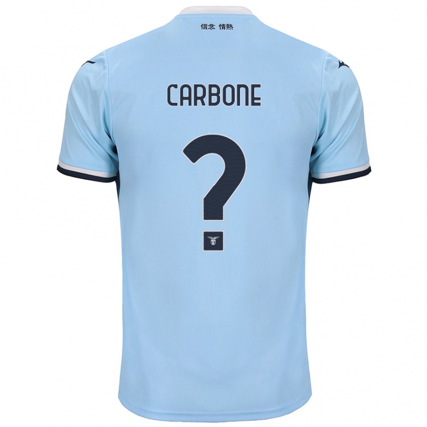 Kandiny Dames Giovanni Carbone #0 Blauw Thuisshirt Thuistenue 2024/25 T-Shirt