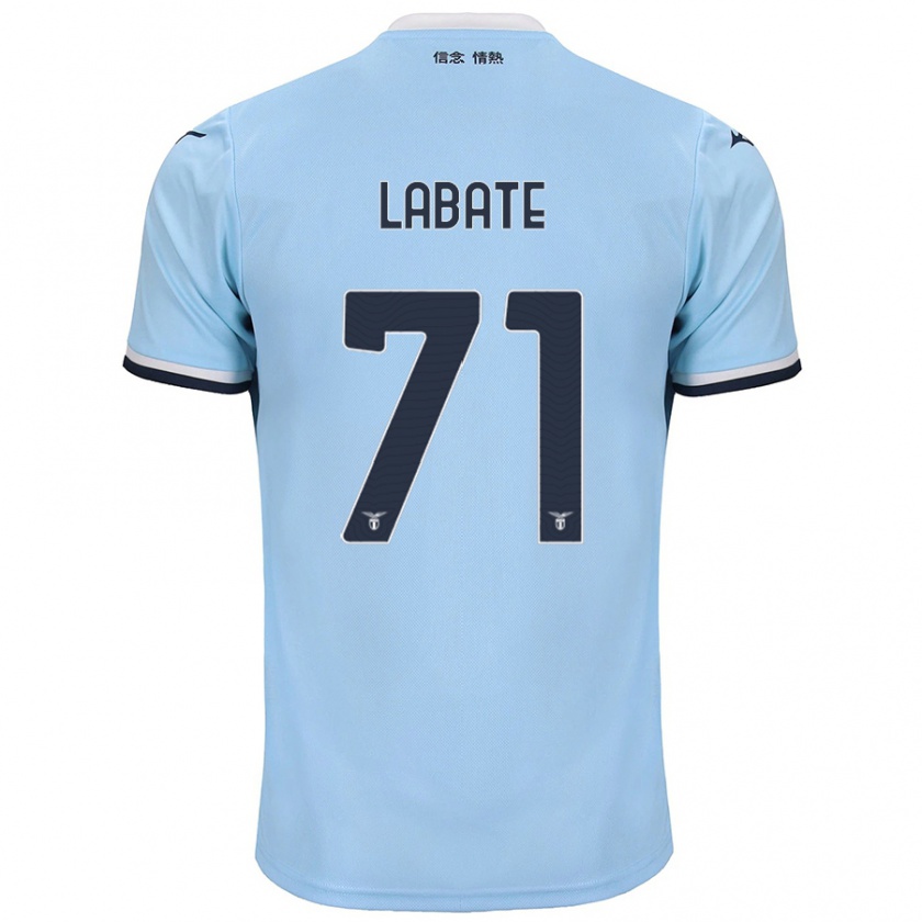 Kandiny Dames Camilla Labate #71 Blauw Thuisshirt Thuistenue 2024/25 T-Shirt België