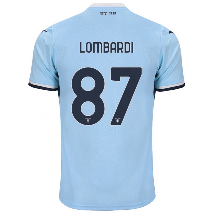 Kandiny Damen Cristiano Lombardi #87 Blau Heimtrikot Trikot 2024/25 T-Shirt Österreich