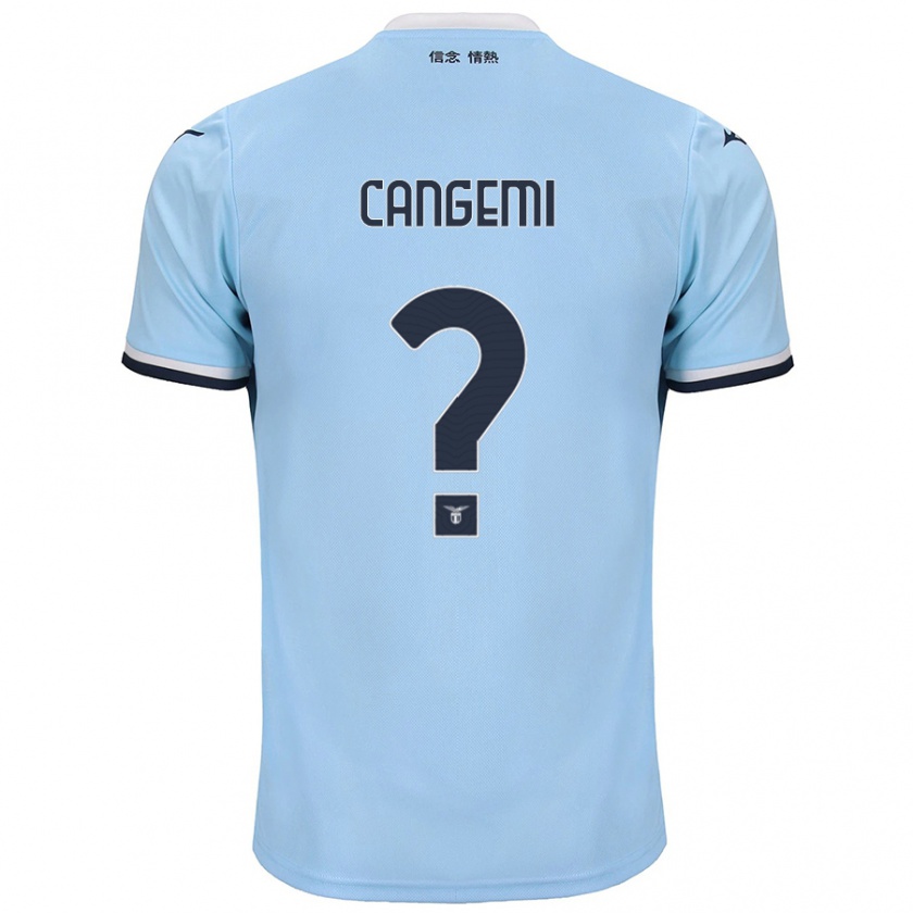 Kandiny Dames Emanuele Cangemi #0 Blauw Thuisshirt Thuistenue 2024/25 T-Shirt