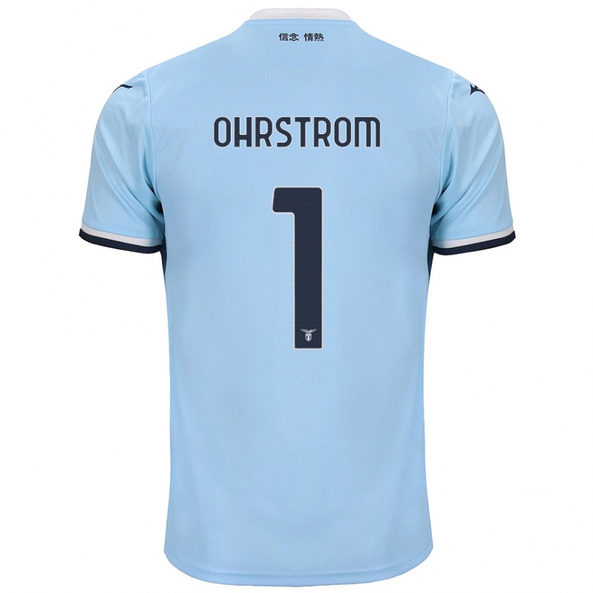 Kandiny Dames Stephanie Ohrstrom #1 Blauw Thuisshirt Thuistenue 2024/25 T-Shirt