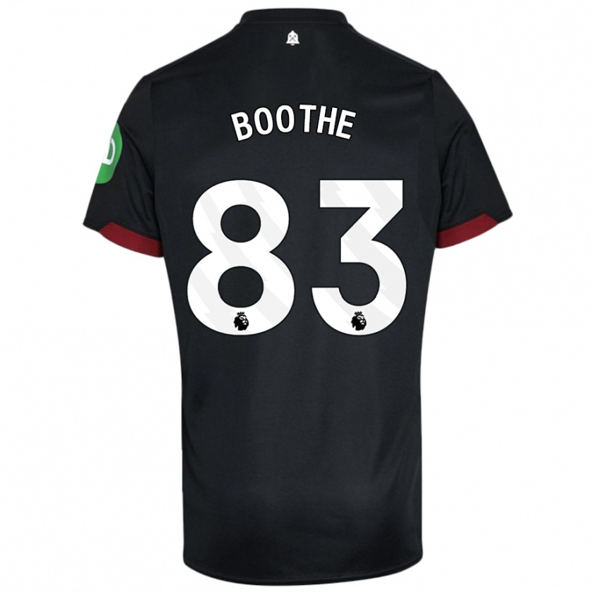 Kandiny Damen Sebastian Boothe #83 Schwarz Weiß Auswärtstrikot Trikot 2024/25 T-Shirt Österreich