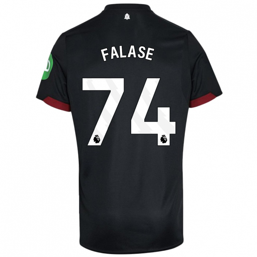 Kandiny Damen Asher Falase #74 Schwarz Weiß Auswärtstrikot Trikot 2024/25 T-Shirt Österreich