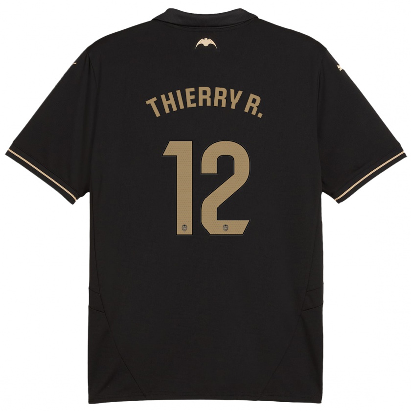 Kandiny Damen Thierry Correia #12 Schwarz Auswärtstrikot Trikot 2024/25 T-Shirt Österreich