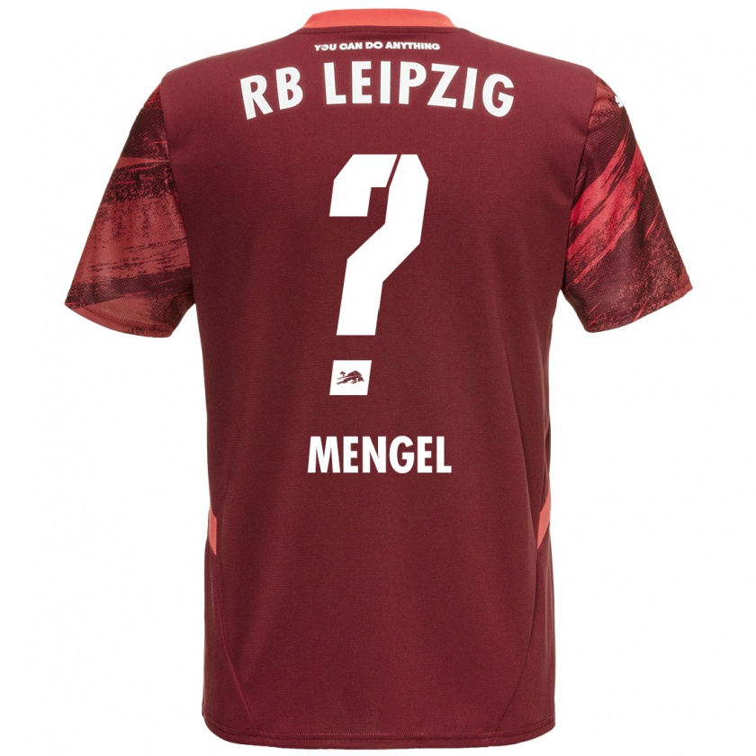 Kandiny Dames Luca Mengel #0 Bordeauxrood Uitshirt Uittenue 2024/25 T-Shirt